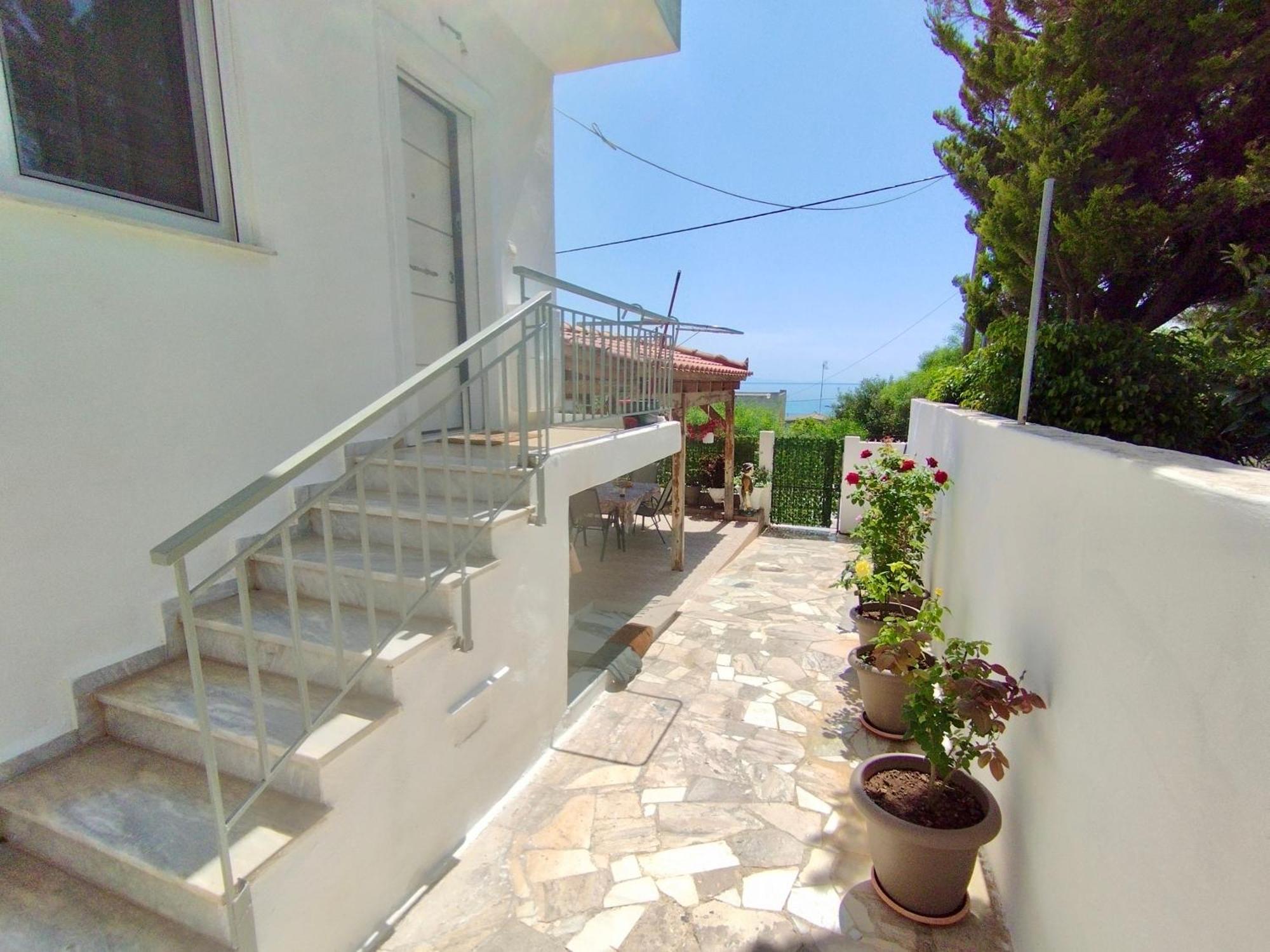 Sofia'S Seaview Villa Near Airport And Beach Артеміда Екстер'єр фото
