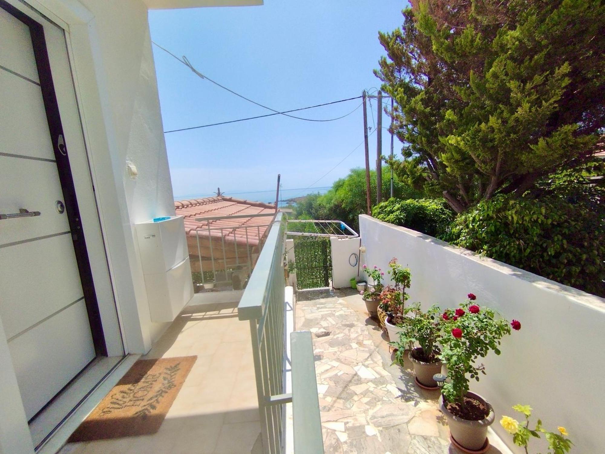 Sofia'S Seaview Villa Near Airport And Beach Артеміда Екстер'єр фото
